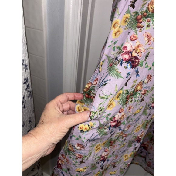 Hopeless Romantic Nightgown 1X/2X Cotton Victorian Ruffles Sleep Dress - Picture 6 of 9